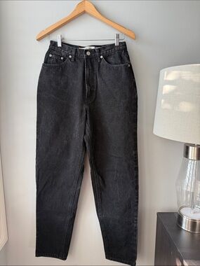 GAP Vintage 90’s Women's High Rise No. 9 Reverse Fit Black Jeans